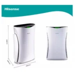 Purificateur d’Air HISENSE AE23R4AF – HEPA 12, Télécommande, Mode Silencieux, Haute Efficacité pour 48 m² – Classe A