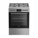 Cuisinière BEKO FBE62320XDL – 4 Feux à Gaz Multifonction 60×60 cm Acier Inoxydable