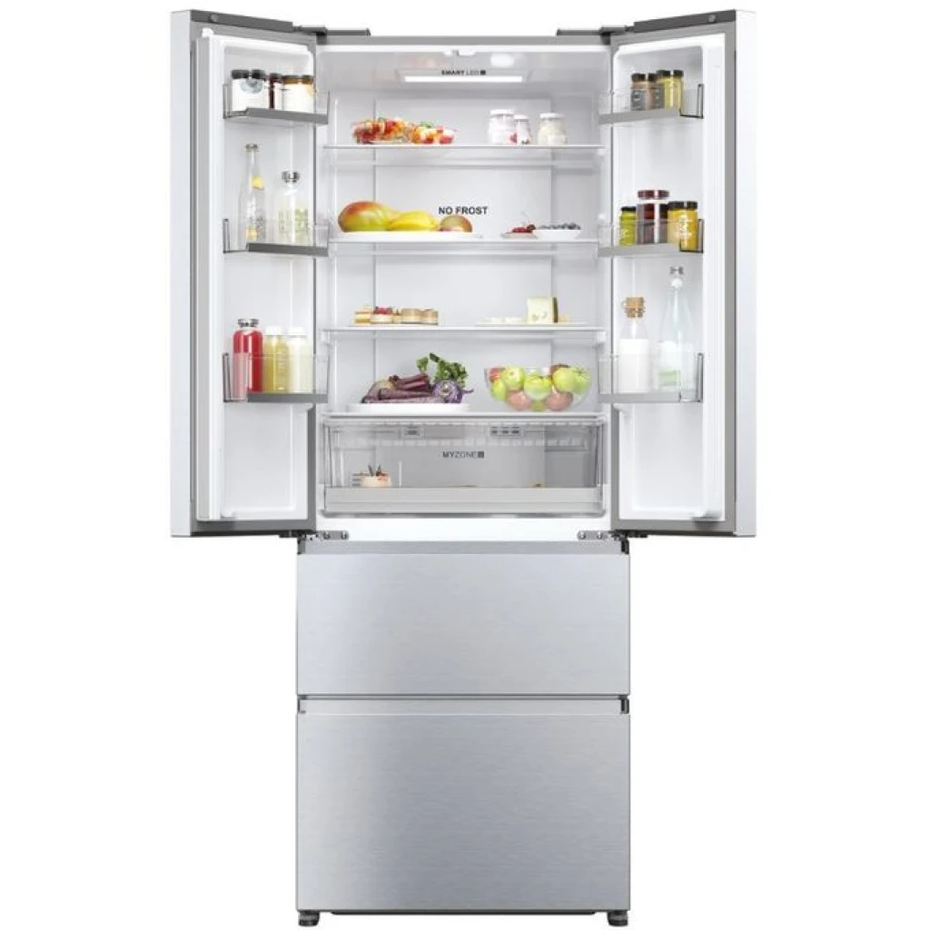 Refrigerateur Haier Side By Side 4 Portes gris HFR5719ENMG 446 L