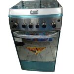 Cuisinière 4 feux Astech 50×50 inox full option xa