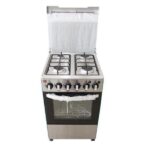 Cuisinière 4 feux Elbee dimension 50×50 inox allumage automatique