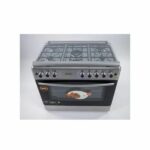 Cuisinière 5 feux Elactron dimension 90X60 inox full option