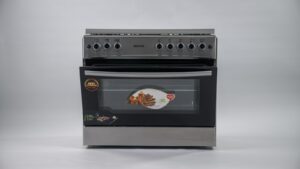 CUISINIERE ELACTRON 5FEUX 90X60 INOX EL6090