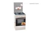 CUISINIERE ROCH 4FEUX 50X50 A GAZ INOX