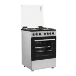 CUISINIERE ENDURO 4FEUX 6X60 A GAZ DOUBLE BOUTTON GRIS AFS6040GGSIT