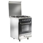 CUISINIERE UNIONAIRE 4FEUX 60X60 FULL OPTION INOX