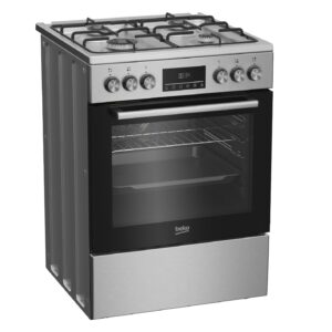 CUISINIERE BEKO 4FEUX 60X60 A GAZ INOX FBE62320XDL