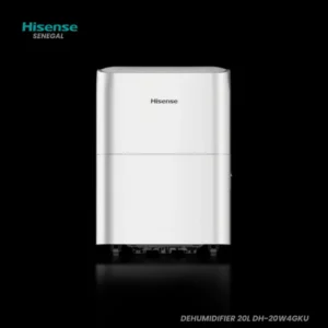 Déshumidificateur HISENSE DH-20W4GKU – 20L/jour, Réservoir 3L, Wi-Fi, Séchage Automatique Textile, Écran Numérique