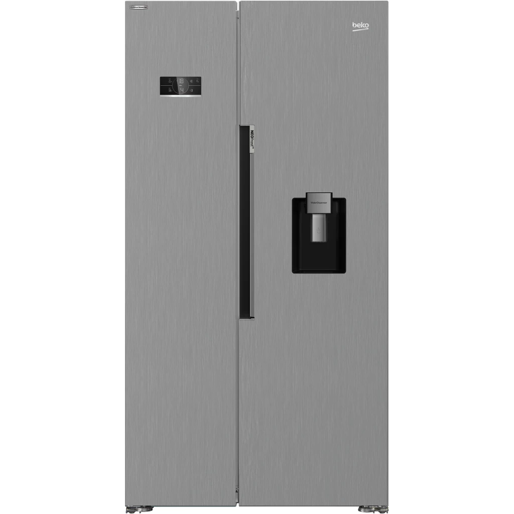 Réfrigérateur Beko Side by Side, 91 cm 2 Tiroirs Distributeur d’eau