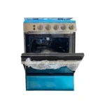 Cuisinière 4 feux Midea dimension 60×60 inox