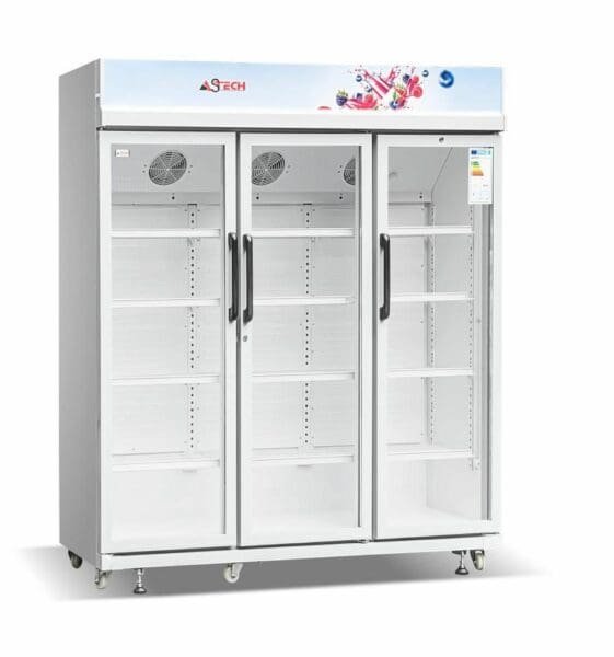 Réfrigérateur Vitrine Astech 1400 litres 3 portes