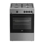 Cuisinière BEKO FBG62010XDL – 4 Feux à Gaz 60 cm autonome avec four intégré