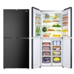 Réfrigérateur Side By Side Astech 450 L inox noire