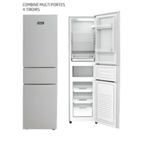 Réfrigérateur enduro Combine 4 tiroirs 246L Silver