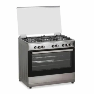 Cuisinière Enduro 5 Feux A Gaz 90×60 Inox