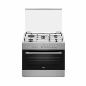 Cuisinière Haier Mixte 5 Feux 90X60 4F a Gaz 1Feux Electrique Inox