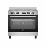 Cuisinière BEKO 5 Feux 90×60 Inox A Gaz Inox GM15325DX