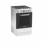 Cuisinière MAGIC CHEF 4 Feux 60×60 Minuterie Blanc MCSBRG24W