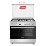 Cuisinière Smart Technology 5 Feux 90×60 Gaz Haut de Gamme – Modèle STC9060FE