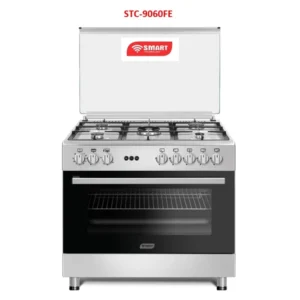 Cuisinière Smart Technology 5 Feux 90×60 Gaz Haut de Gamme – Modèle STC9060FE