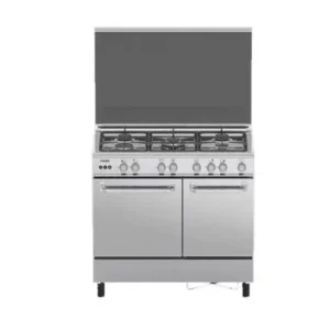 Cuisinière FINIX 5 feux 90×60 avec porte à bouteille – G95NEM (Gris)