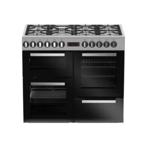 Cuisinière Enduro PCK100X60X – 7 Feux Gaz, 3 Fours Électriques, Chauffe-Plat – 100 x 90 cm
