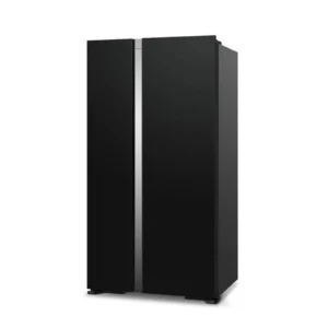 Réfrigérateur HITACHI RS800PB0 – Side by Side 2 Portes, 595L Net, Inverter, Noir Élégant