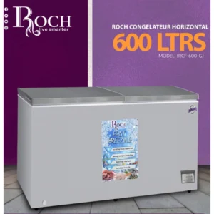Congélateur Horizontal ROCH RCF600G – 600 Litres – 2 Portes – Gris