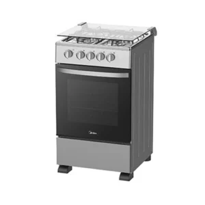 Cuisinière MIDEA 4 Feux – 50×55 cm – Grise – 4G082S