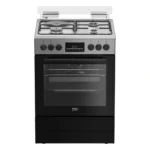Cuisinière BEKO FBE63320XDL – Cuisinière Mixte 60 cm 3 Feux Gaz + 1 Plaque Électrique