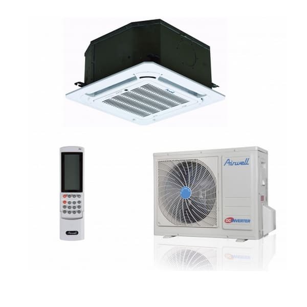 Climatiseur cassette Airwell 18000 BTU 2.5 CV Split