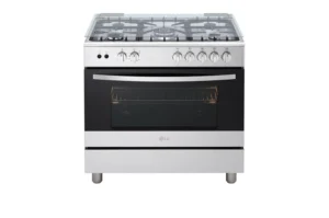 Cuisinière LG à gaz 5 Feux 90×60 Double allumage Grillade rôtissoire