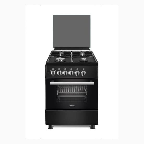 Cuisinière 4 feux Ferre dimension 50×50 noire