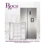 Frigo ROCH Side by Side RFR-700SBW-I – 700L – Inox – Multi Cooling – Éco-énergétique