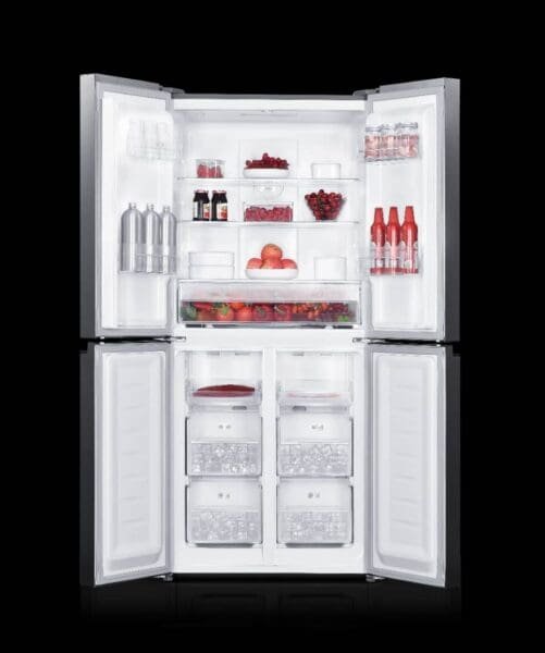 Réfrigérateur Side by side elactron 4 portes A++ 337 L brut