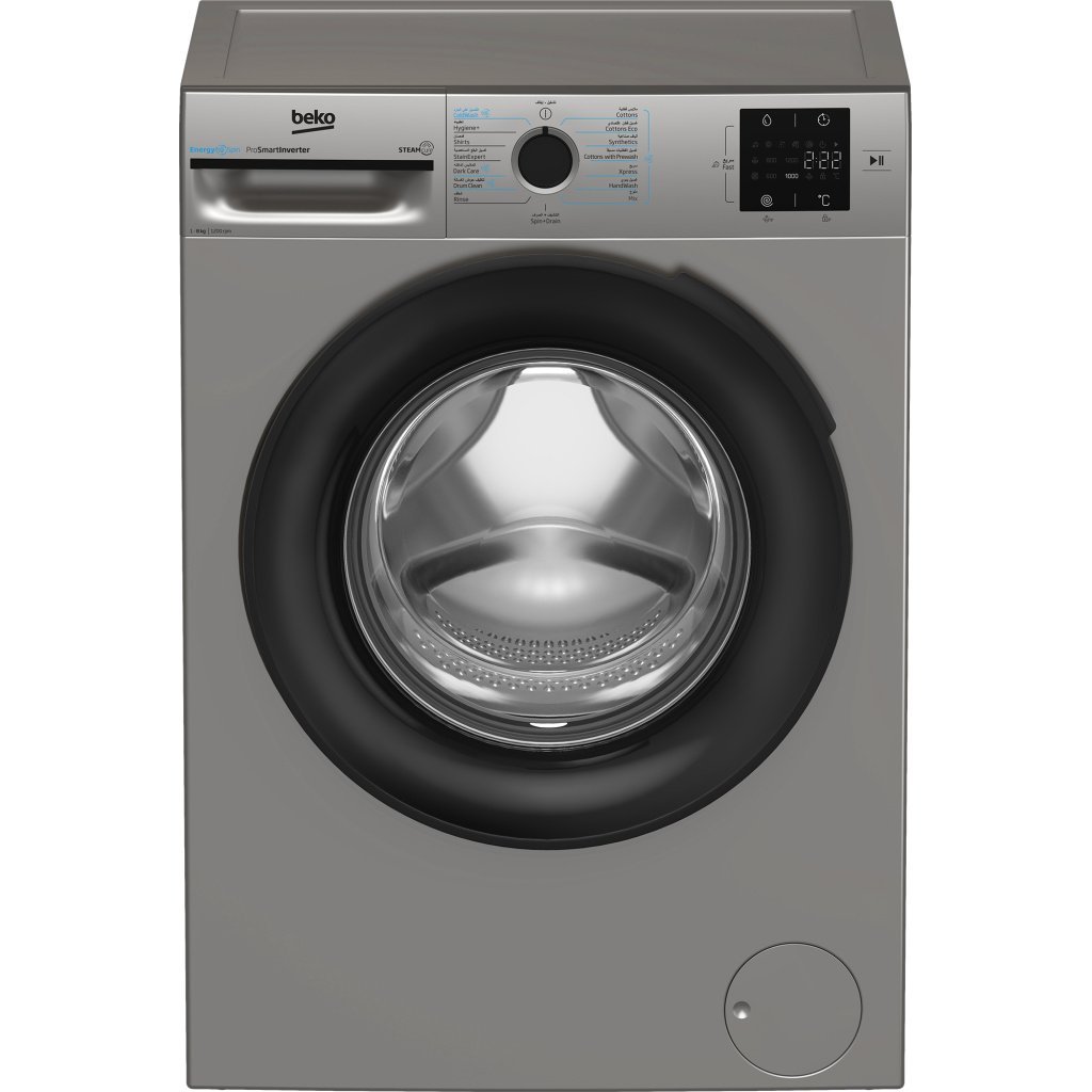 Machine à laver BEKO BM3WFT38200S – 8 kg – Performance, Efficacité et Technologie Moderne
