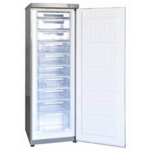 Congélateur vertical Astech 330 litres 10 tiroirs Plaque Aluminium